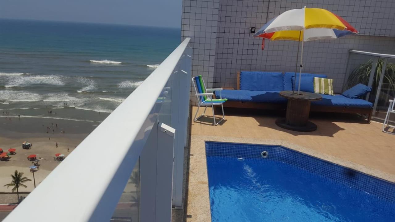 Cobertura com Piscina e Churrasqueira Mongaguá SP Exterior foto